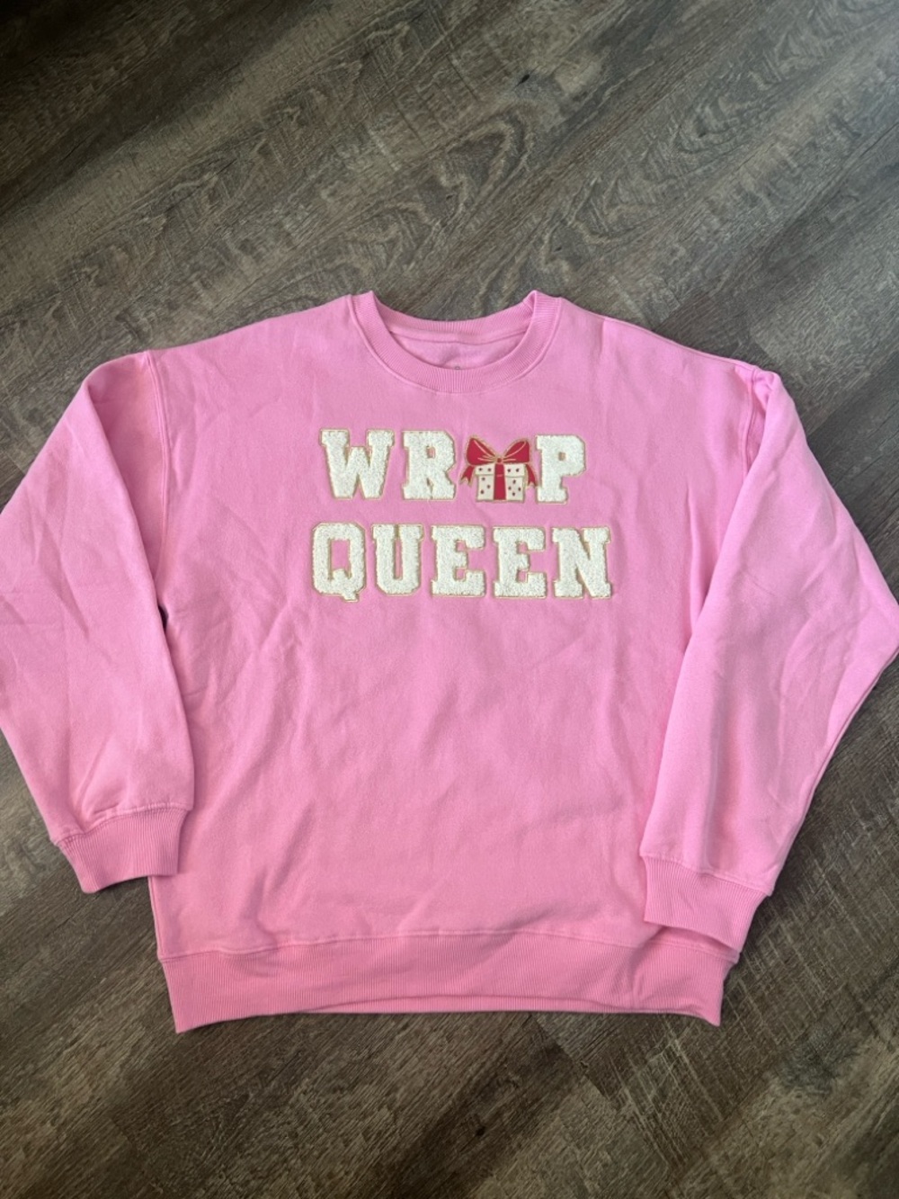 Goodie Two Sleeves "Wrap Queen" Women's Sweatshirt- Size Small